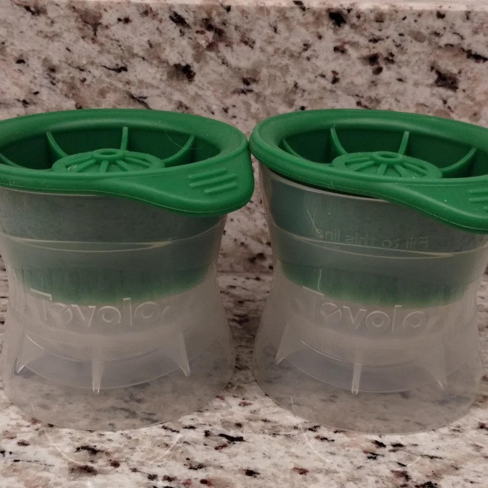 Ice Mold Silicone Golf Ball Cocktail Barware Set of 2 Tovolo Leak-Free